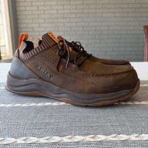 Ariat Men's Working Mile Composite Toe Work Boots Size 10.5